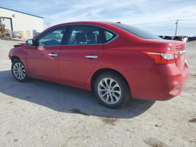  NISSAN SENTRA 2018 Красный