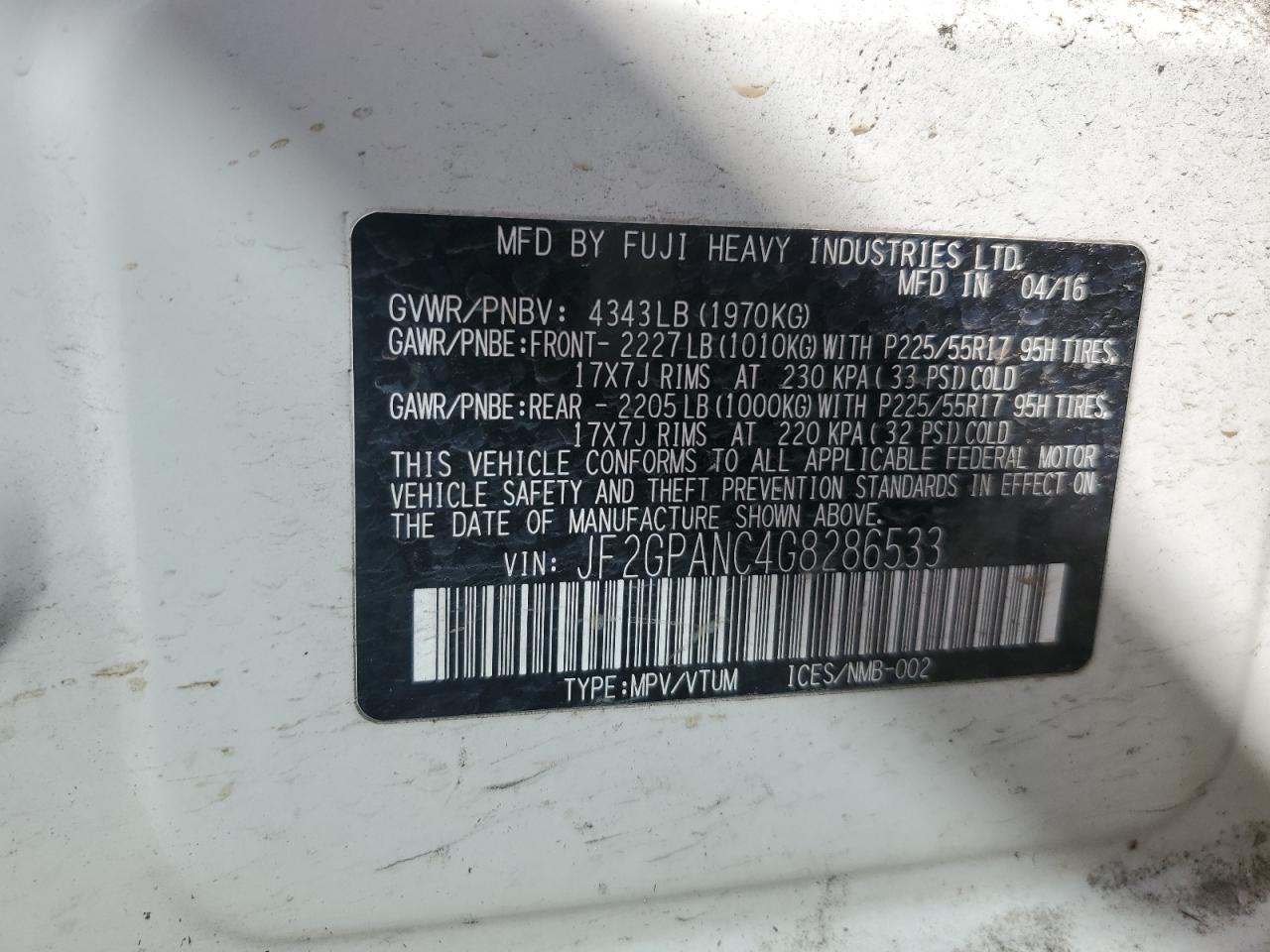 2016 Subaru XV - Image 14