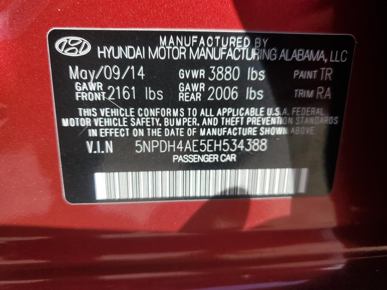 2014 Hyundai Elantra - Image 14