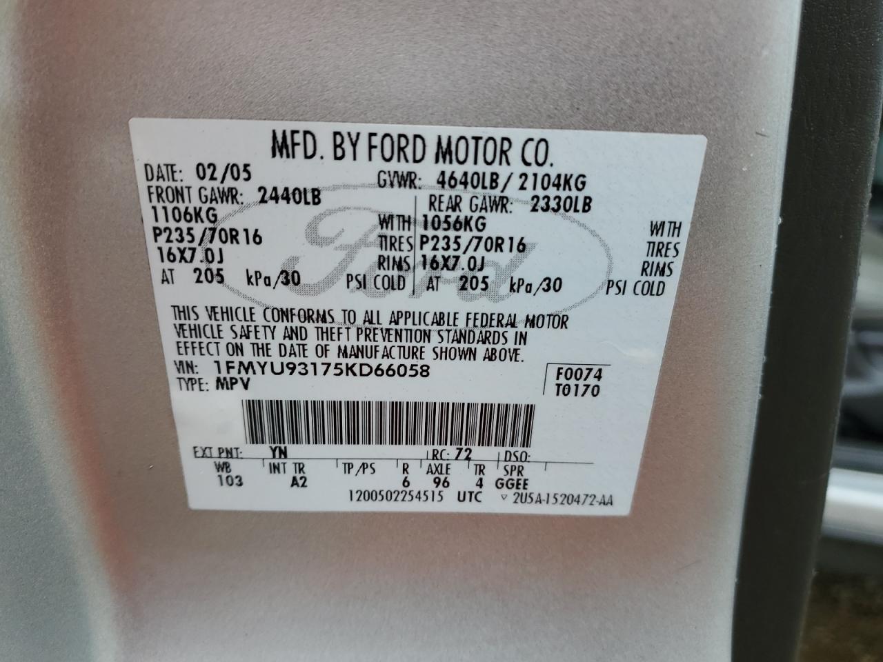 2005 Ford Escape - Image 12