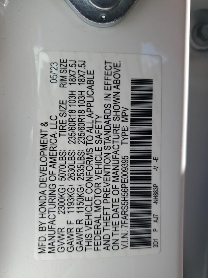 2023 Honda Cr-V Sport VIN: 7FARS5H56PE009395 Lot: 49822045