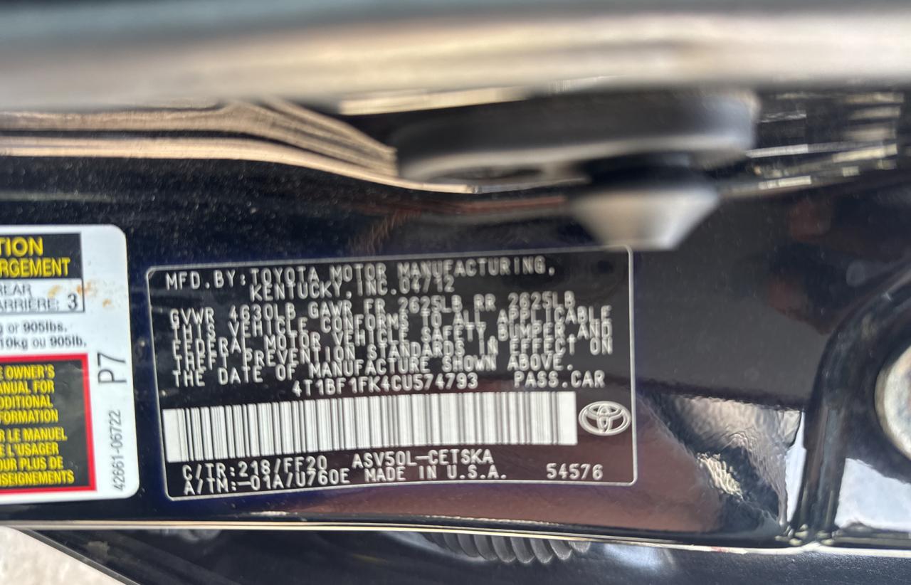 2012 Toyota Camry - Image 10