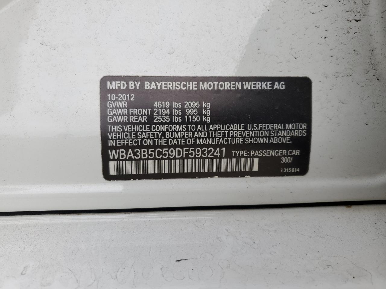 2013 BMW 3er - Image 12