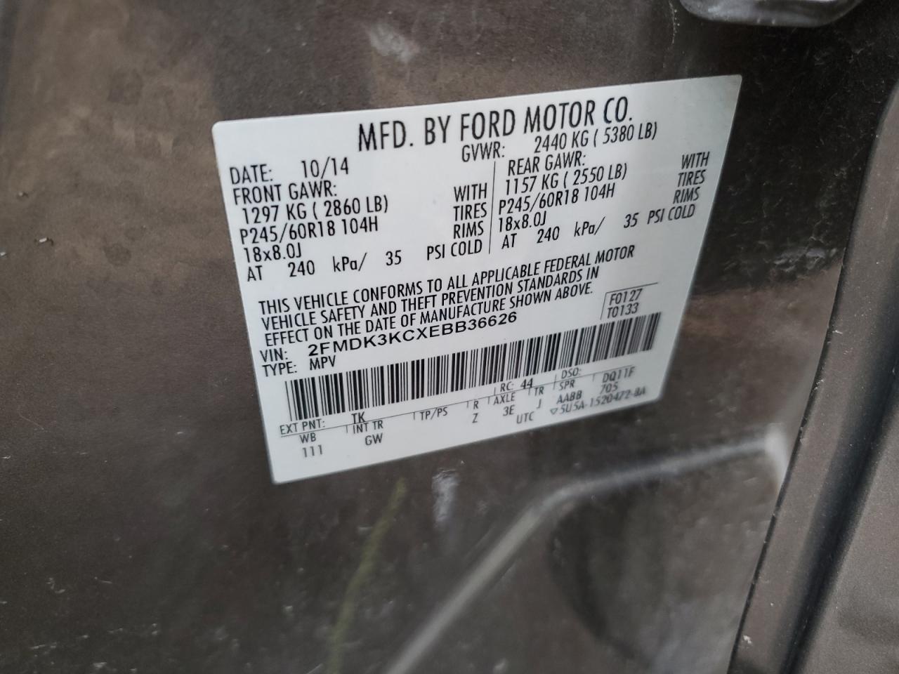 2014 Ford Edge - Image 12