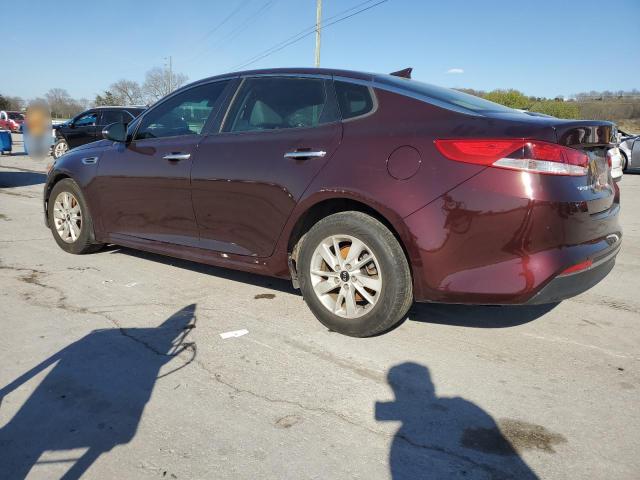 Sedans KIA OPTIMA 2016 Burgundy