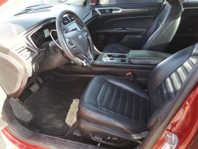 Sedans FORD FUSION 2017 Czerwony