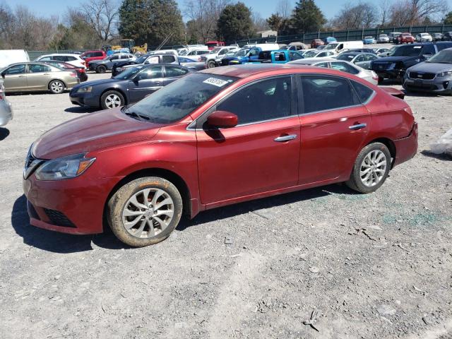  NISSAN SENTRA 2018 Красный