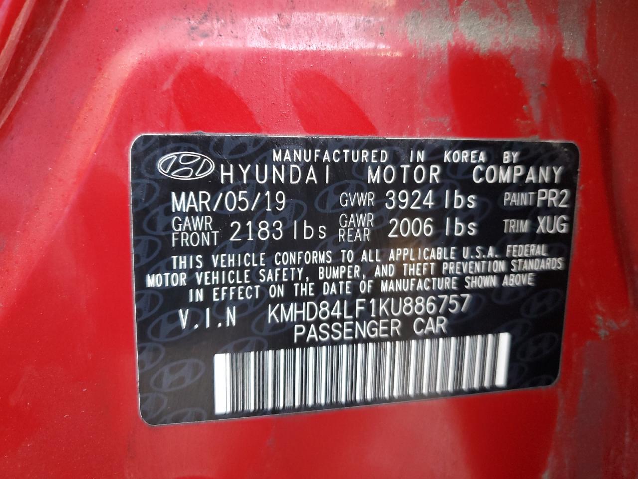 2019 Hyundai Elantra - Image 13