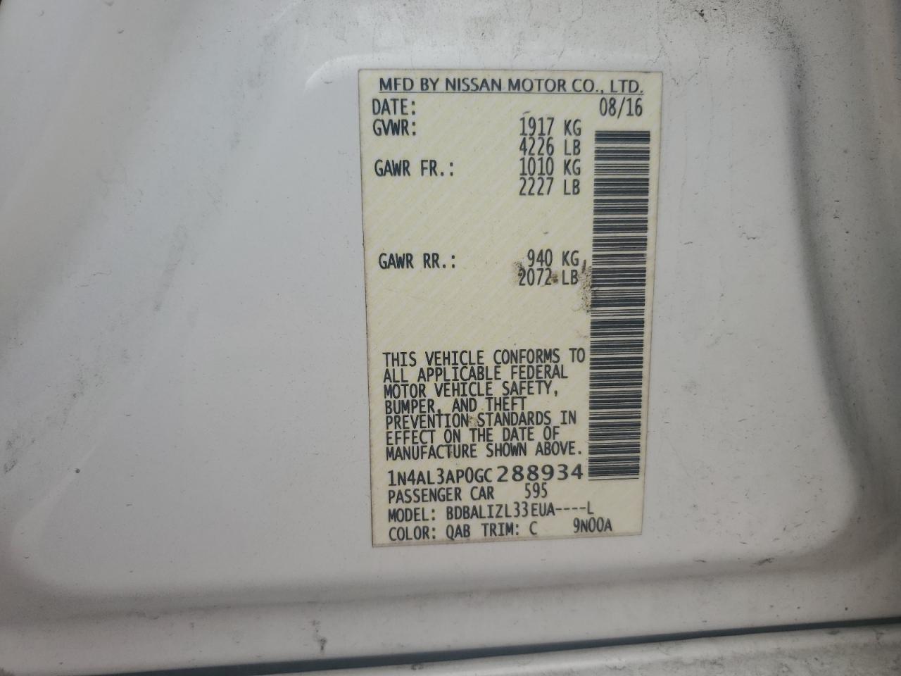 2016 Nissan Altima - Image 13