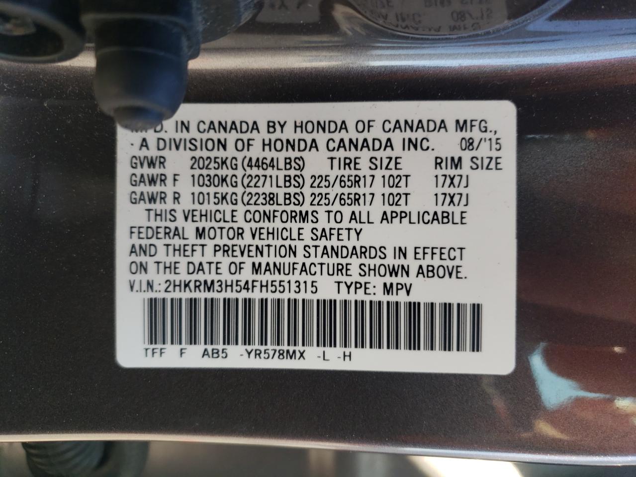 2015 Honda CR-V - Image 14