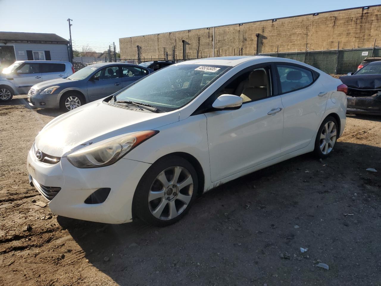 2013 Hyundai Elantra Gls for Sale in Laurel, MD - Vandalism