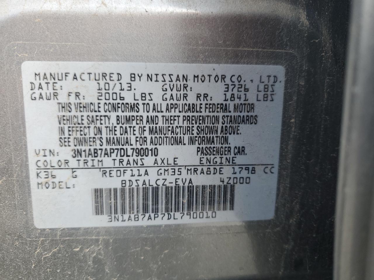 2013 Nissan Sentra - Image 12