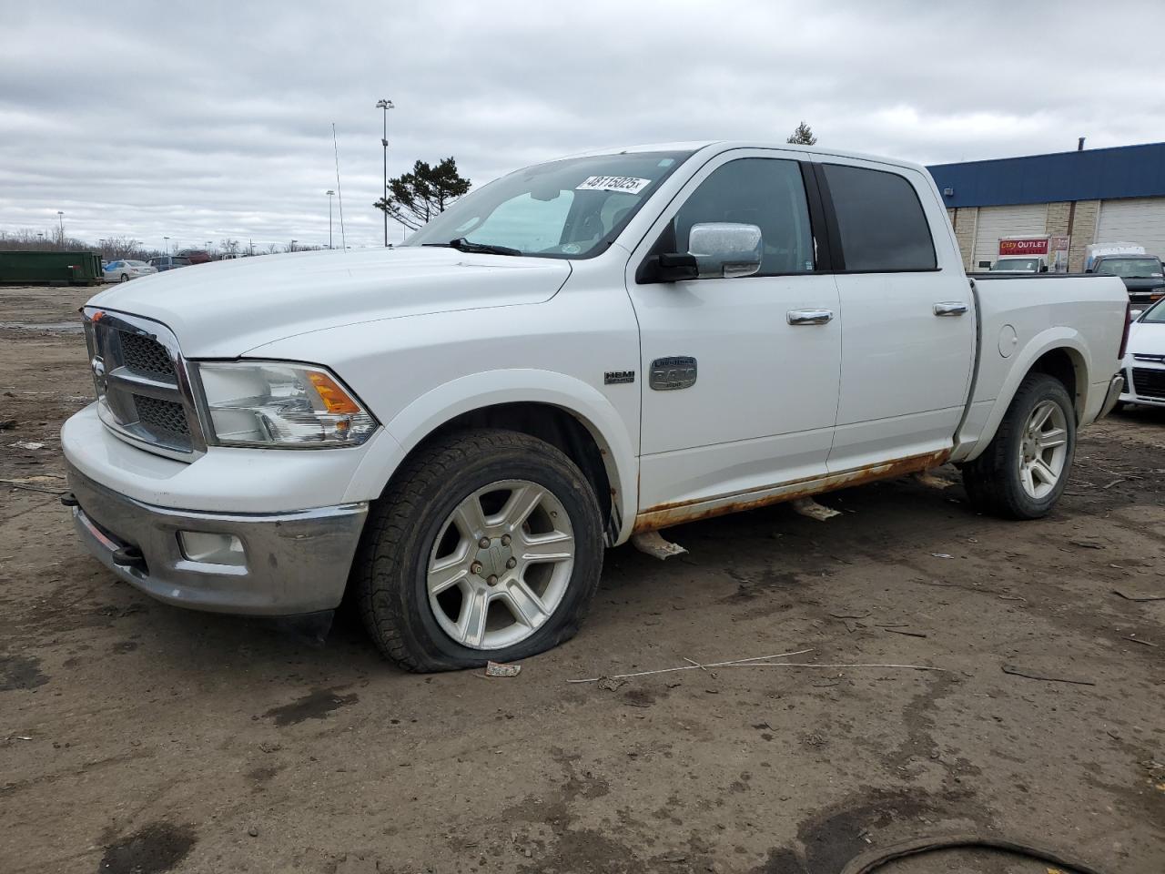 2012 Dodge Ram 1500 Longhorn იყიდება Woodhaven-ში, MI - Side