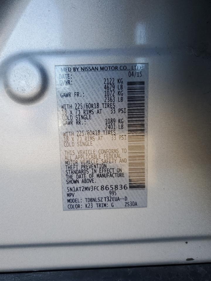 2015 Nissan Rogue - Image 15