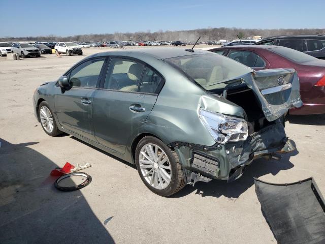 Sedans SUBARU IMPREZA 2014 Zielony
