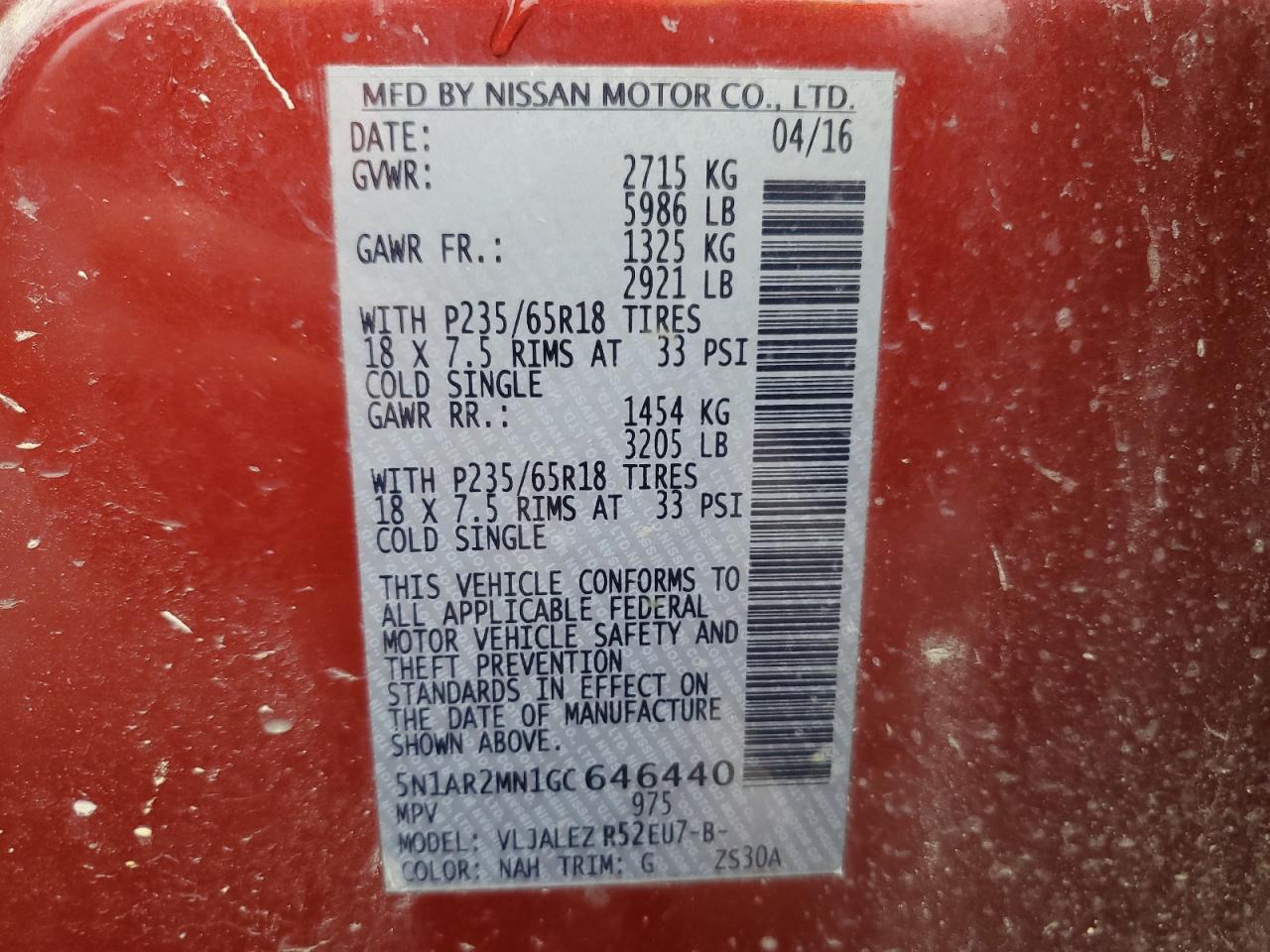 2016 Nissan Pathfinder - Image 16