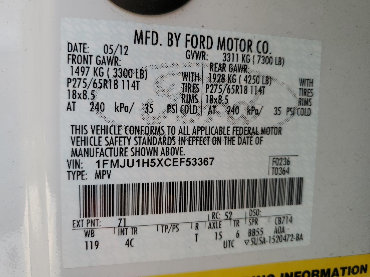 2012 Ford Expedition - Image 14