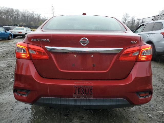  NISSAN SENTRA 2018 Red