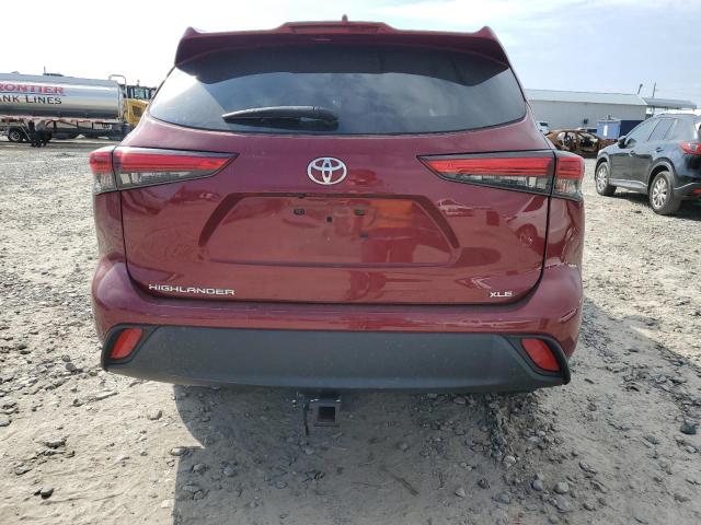  TOYOTA HIGHLANDER 2022 Red