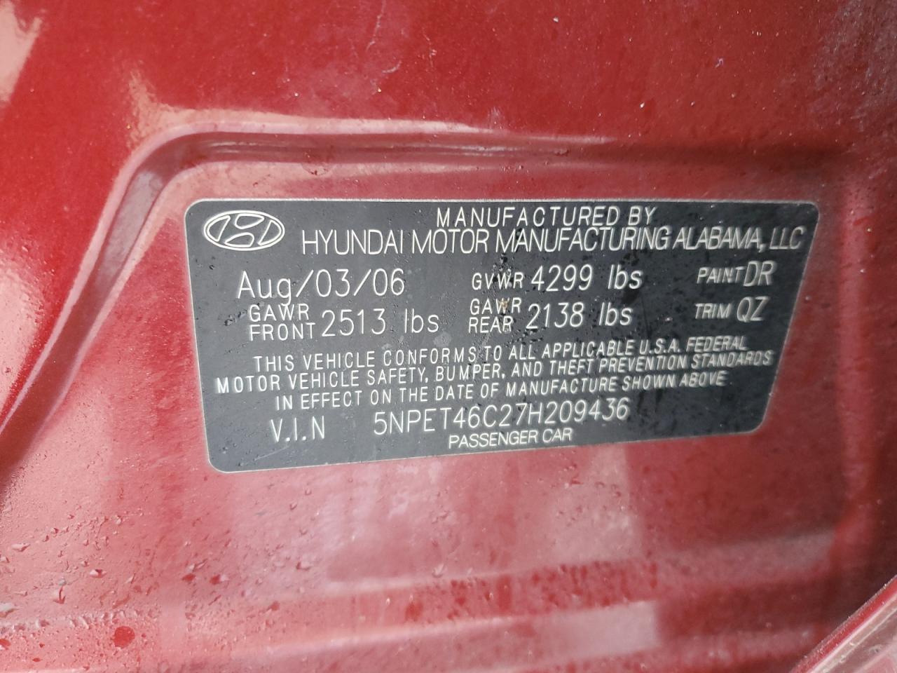 2007 Hyundai Sonata - Image 12