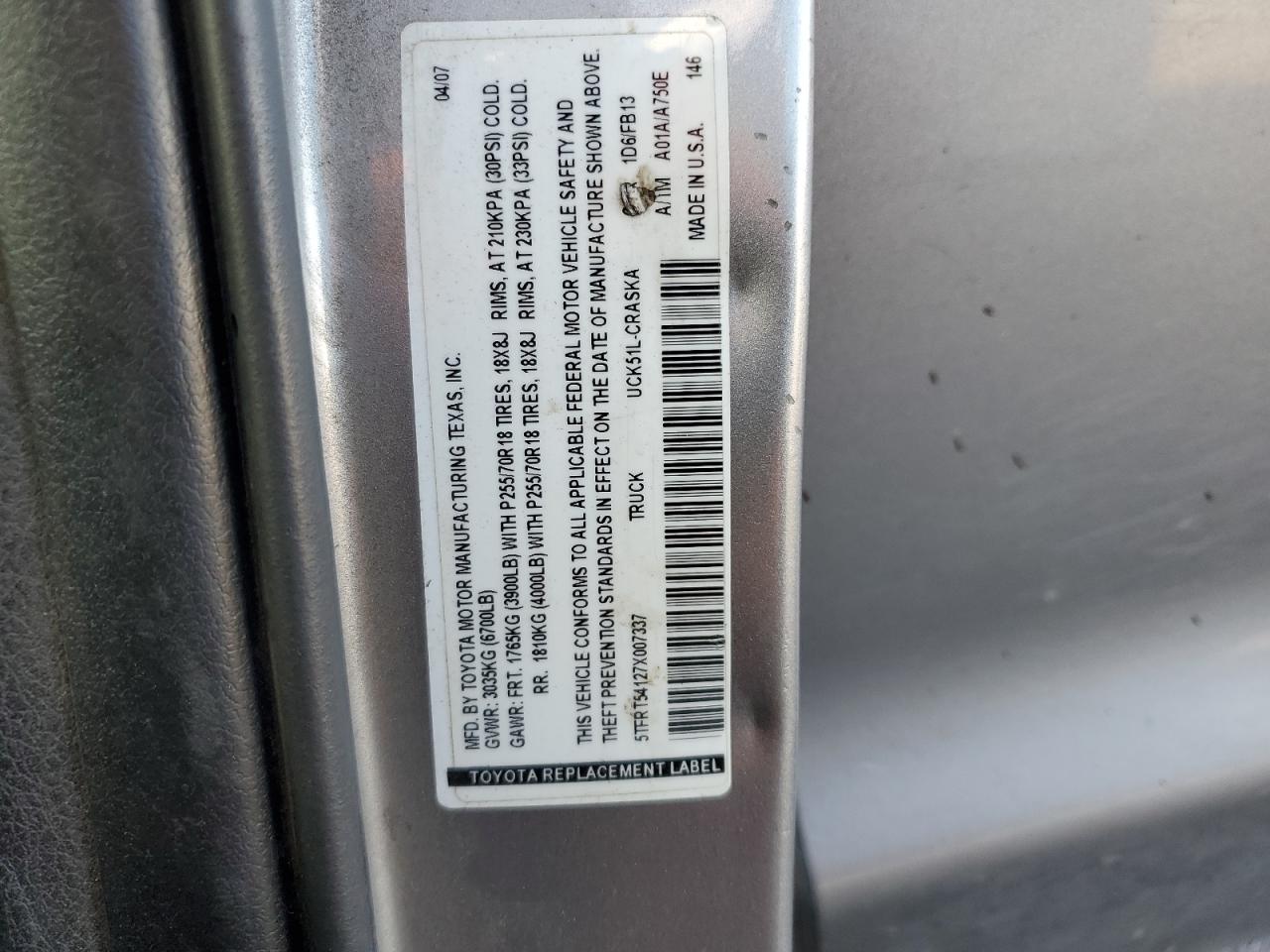 2007 Toyota Tundra - Image 12