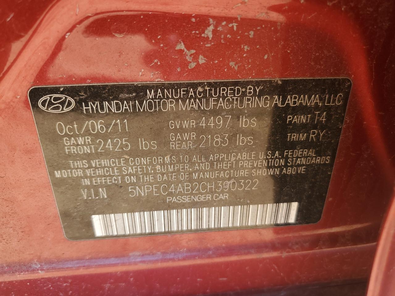 2012 Hyundai Sonata - Image 12
