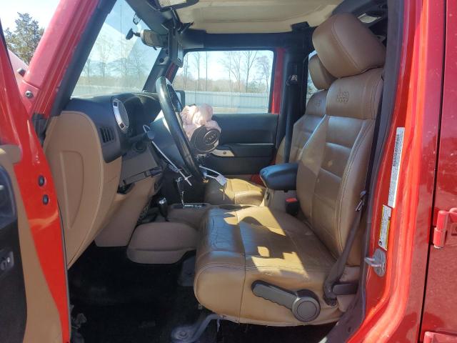 JEEP WRANGLER 2012 Czerwony