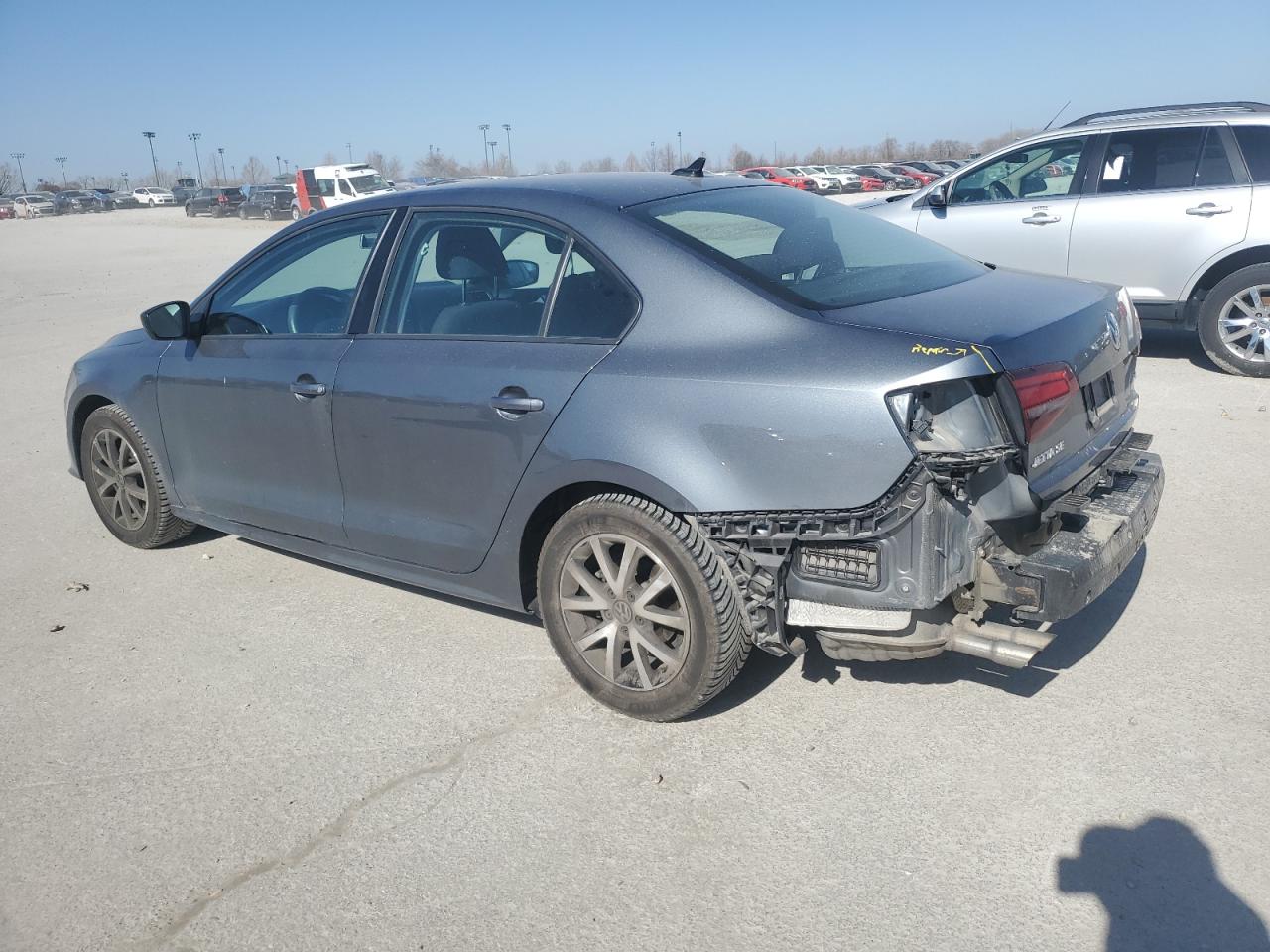 2016 Volkswagen Jetta Se grey sedan gas 3VWD67AJ3GM402499 photo #3