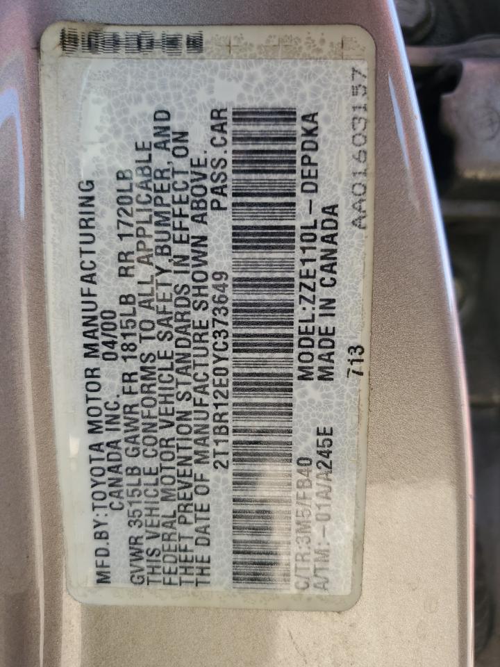 2000 Toyota Corolla - Image 12