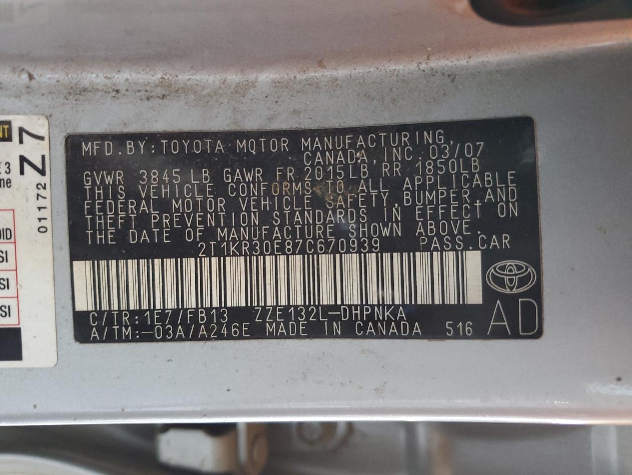 2007 Toyota Corolla - Image 12