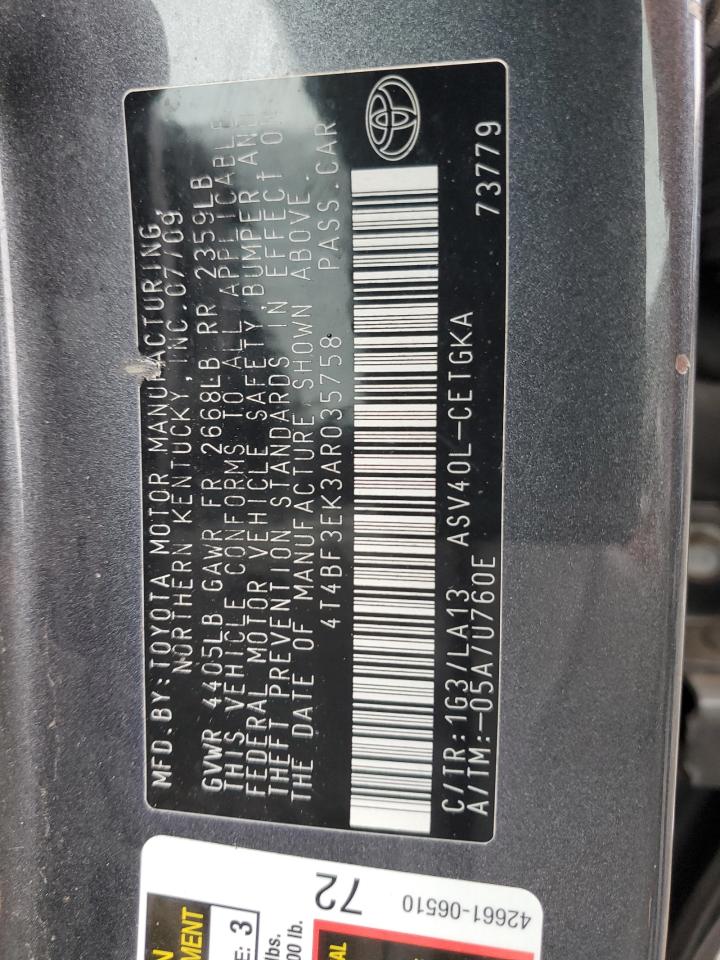 2010 Toyota Camry - Image 12