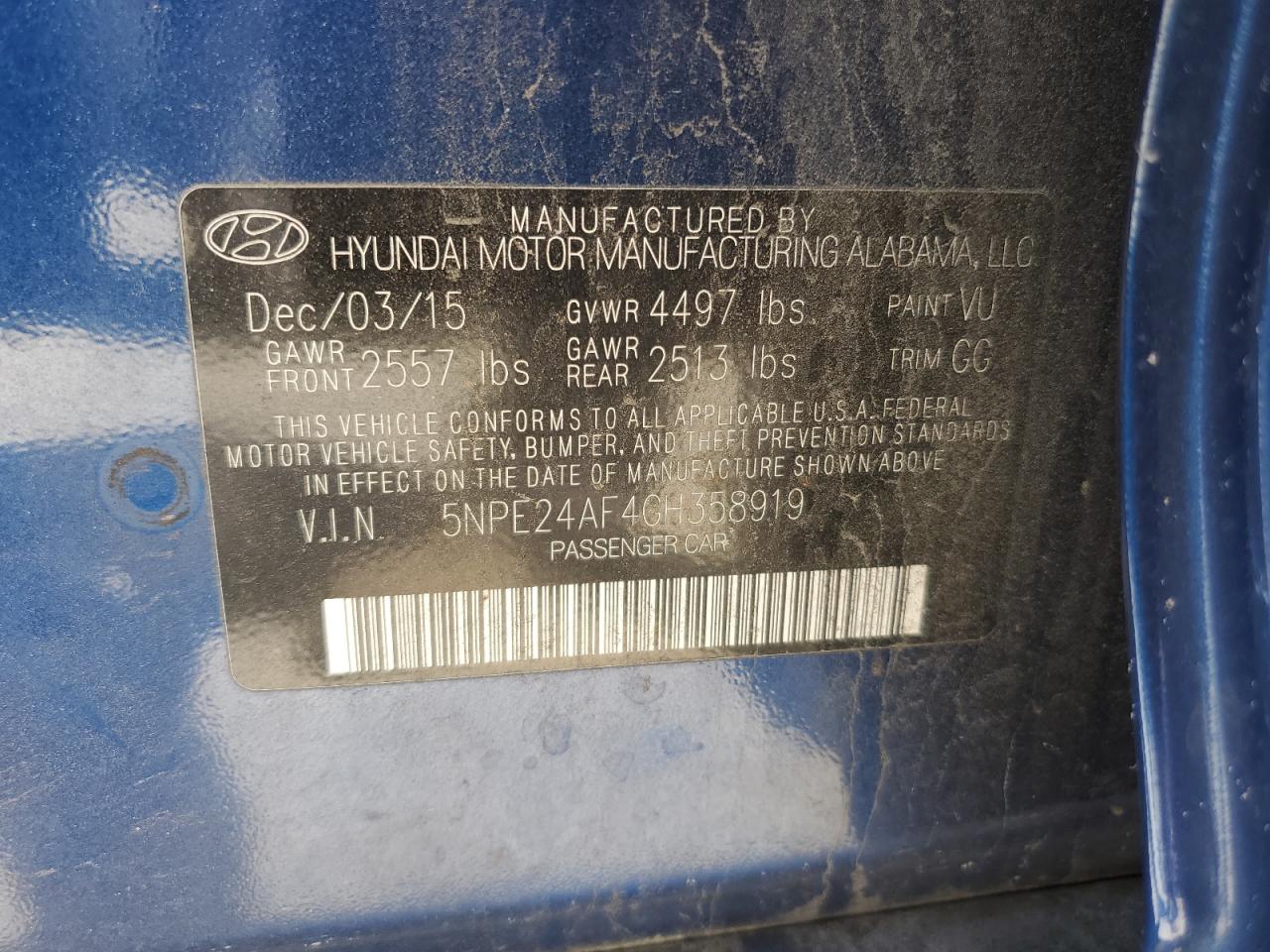 2016 Hyundai Sonata - Image 12