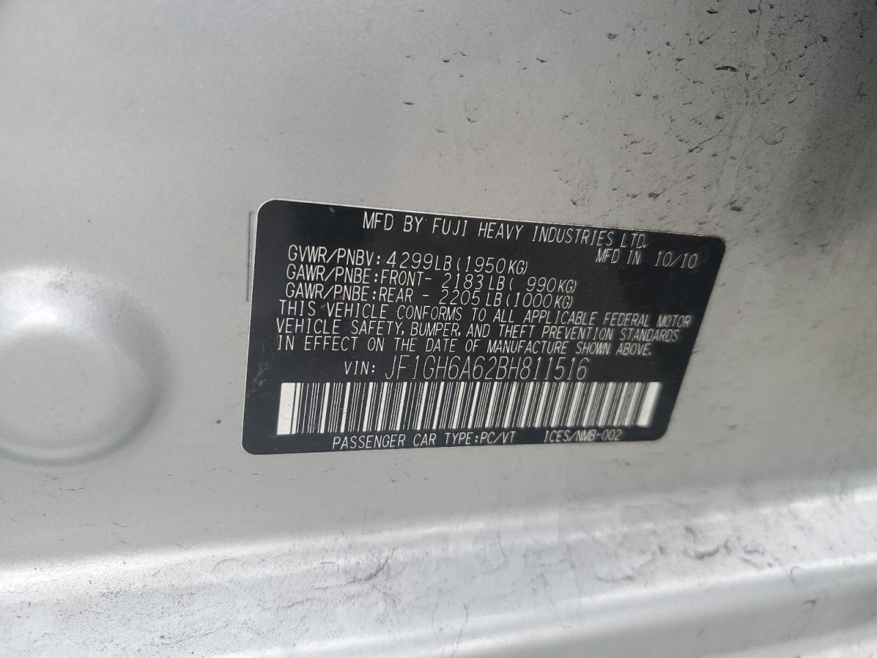 2011 Subaru Impreza - Image 13