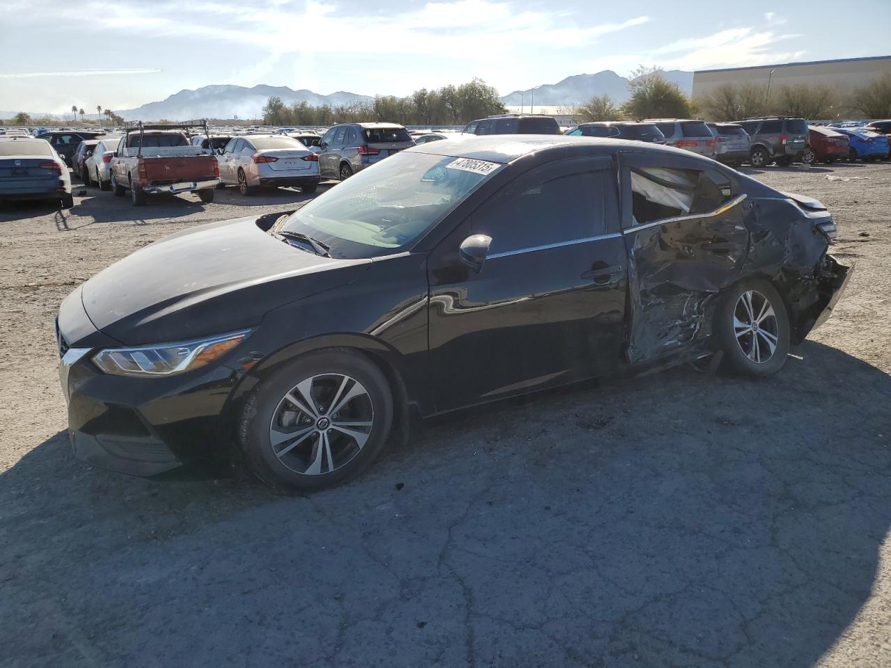 2020 Nissan Sentra Sv for Sale in Las Vegas, NV - Side