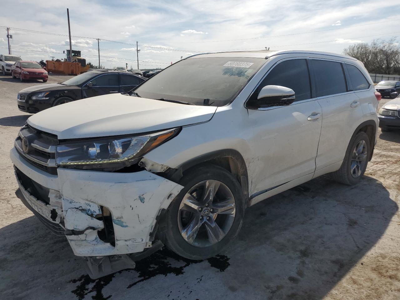 2018 Toyota Highlander Limited de vânzare în Oklahoma City, OK - Front End