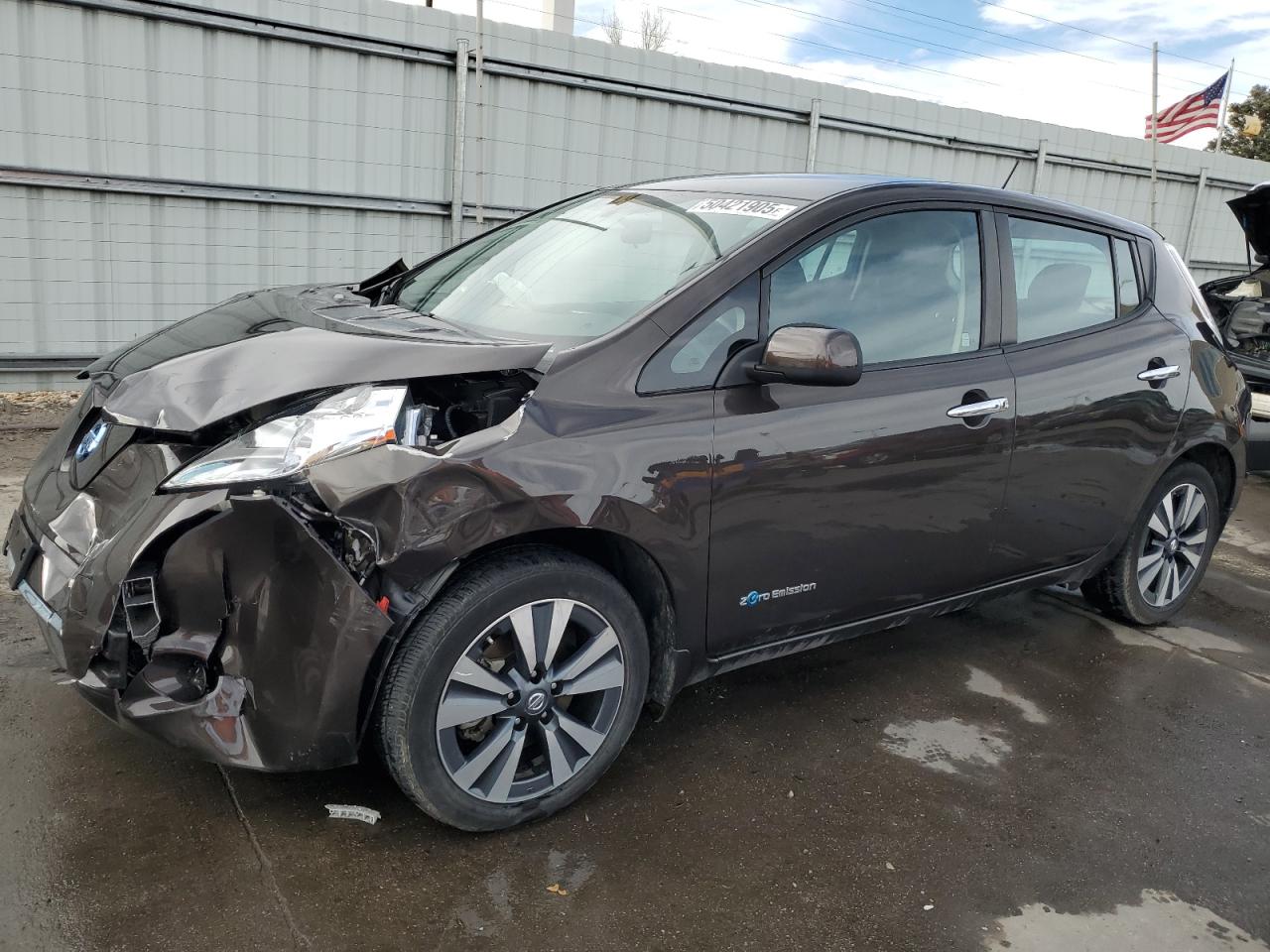 2017 Nissan Leaf S на продаже в Littleton, CO - Front End