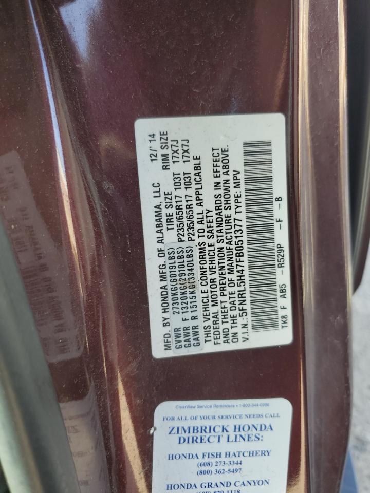 2015 Honda Odyssey - Image 13