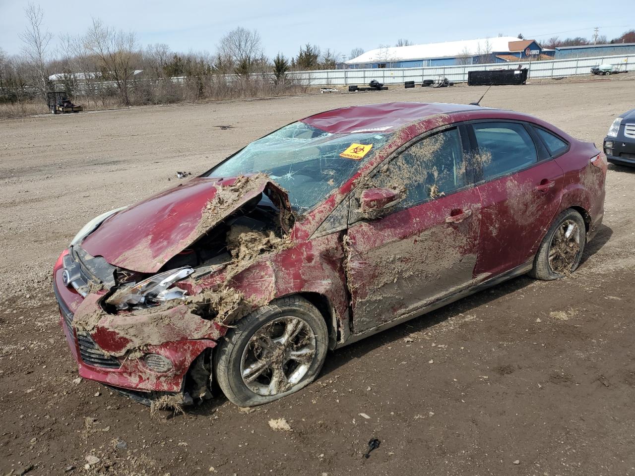 2014 Ford Focus Se de vânzare în Columbia Station, OH - Rollover
