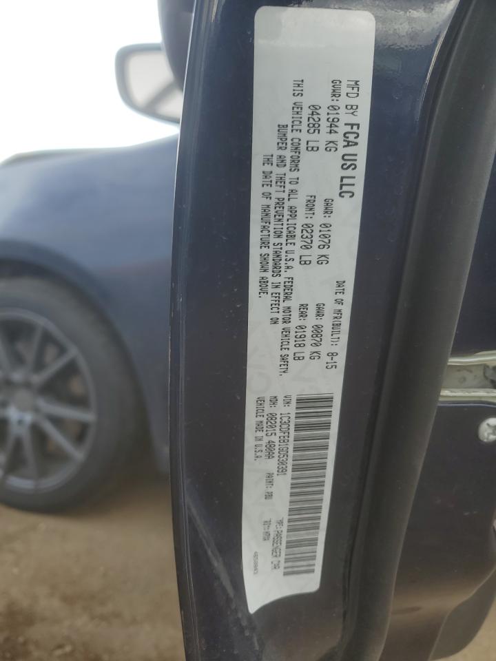 2016 Dodge Dart Sxt VIN: 1C3CDFBB1GD530391 Lot: 50957475