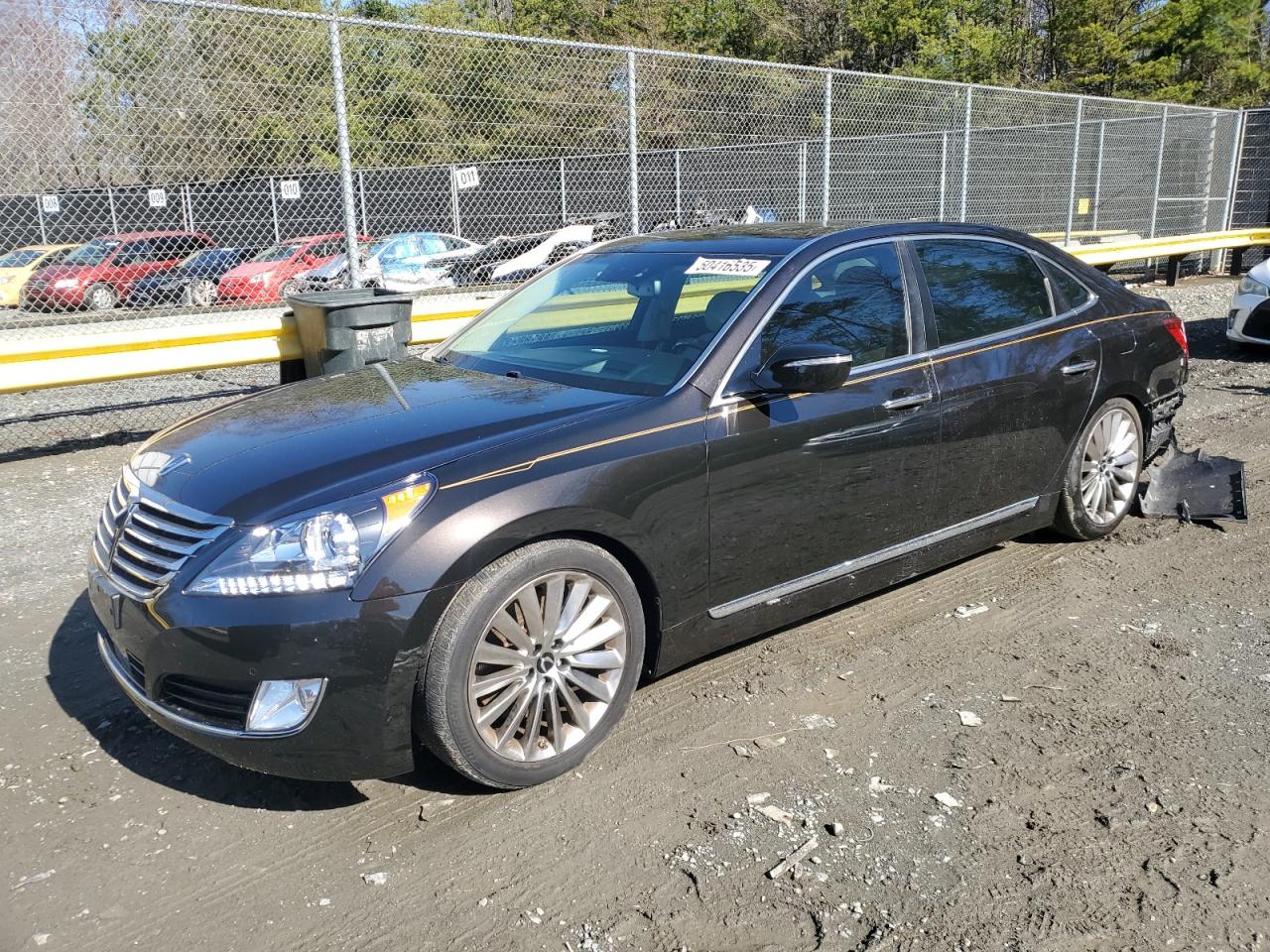 2014 Hyundai Equus Signature იყიდება Waldorf-ში, MD - Rear End