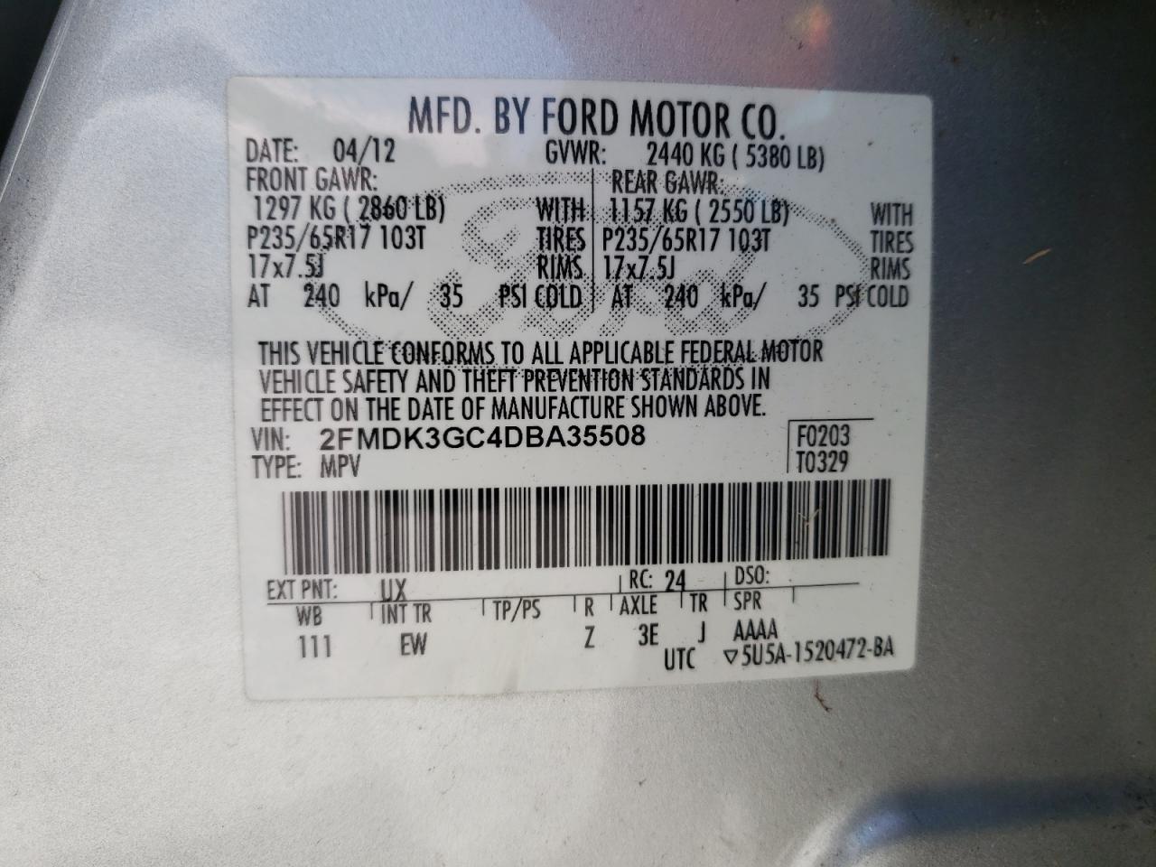 2013 Ford Edge - Image 13