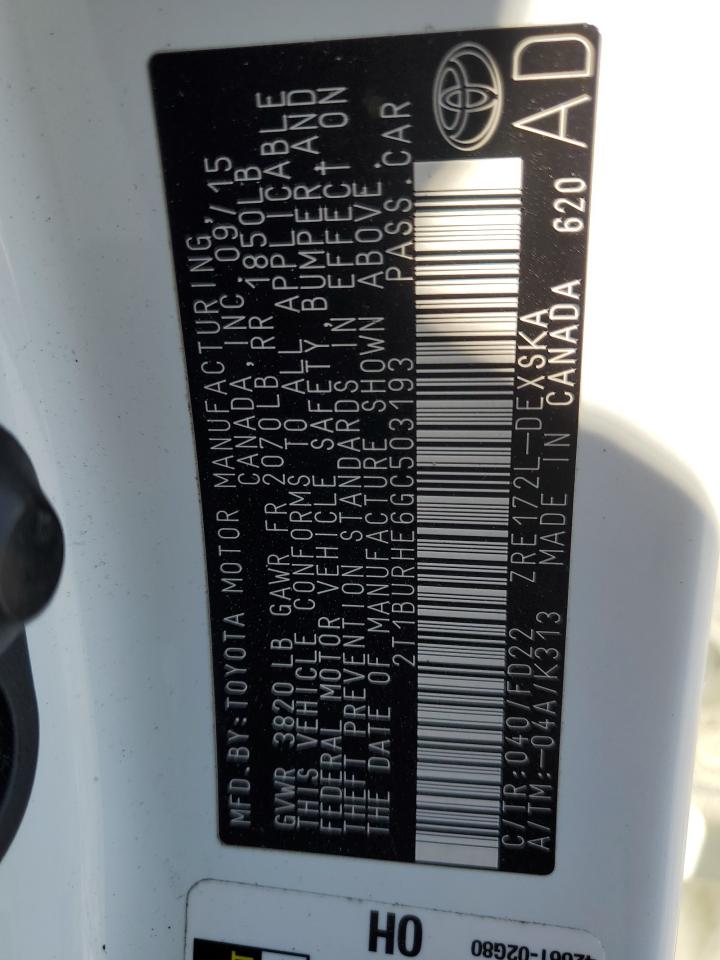 2016 Toyota Corolla - Image 12