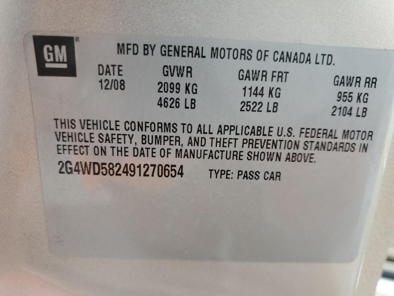 2009 Buick LaCrosse - Image 14