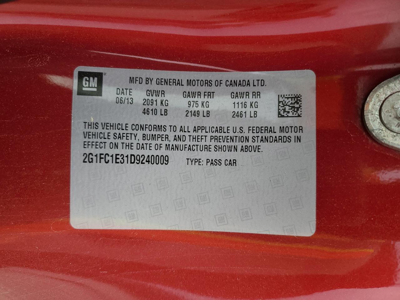 2013 Chevrolet Camaro - Image 12