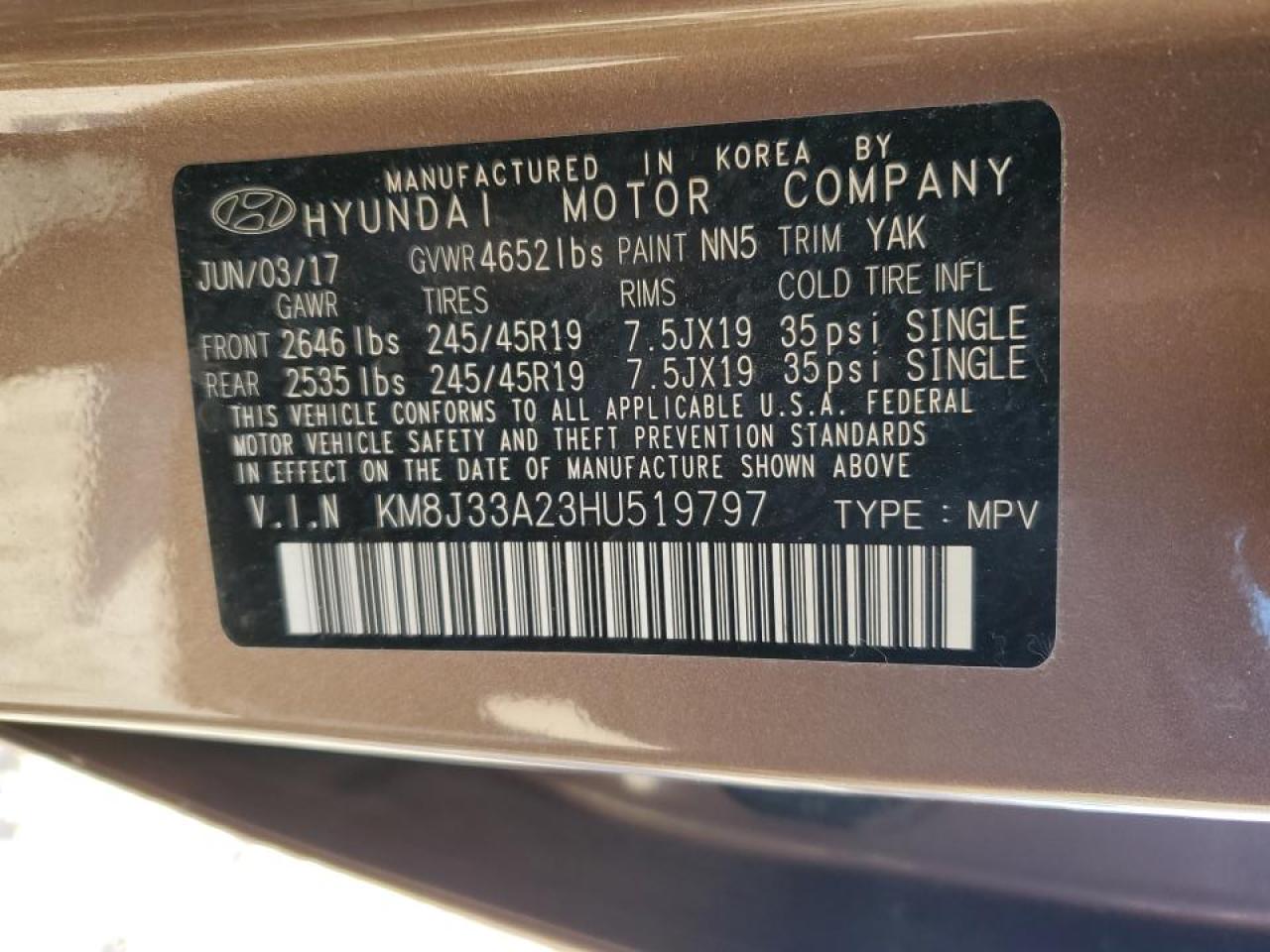 2017 Hyundai Tucson - Image 12