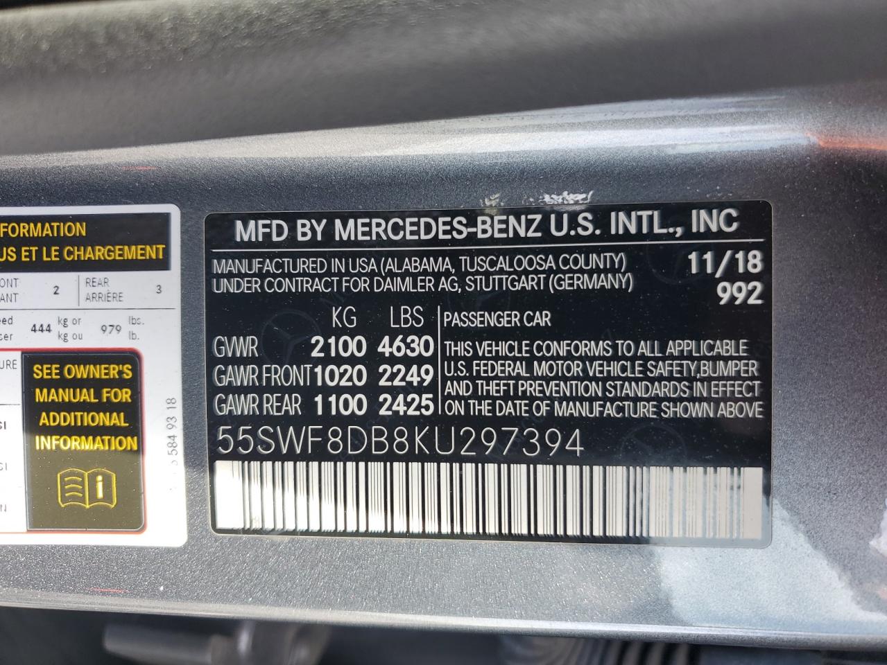 2019 Mercedes-Benz C-klasse - Image 12