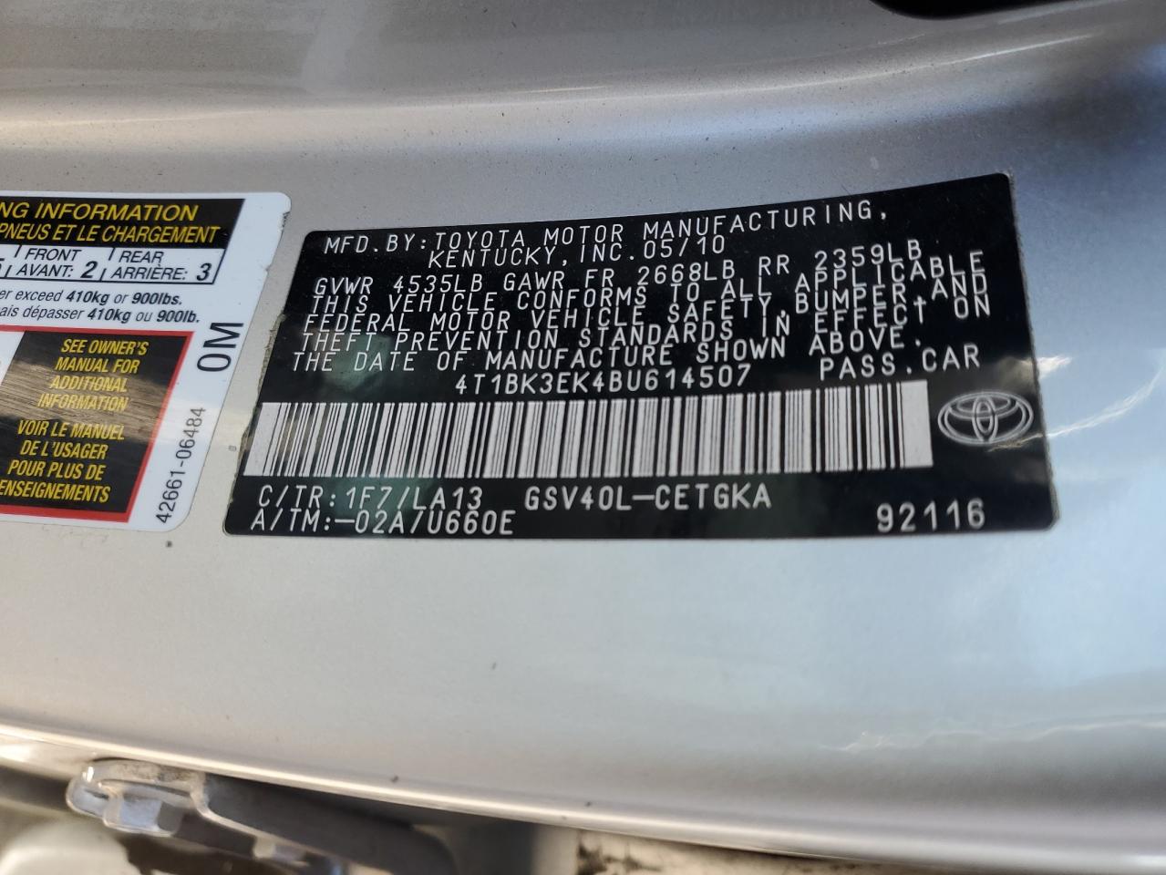 2011 Toyota Camry - Image 15