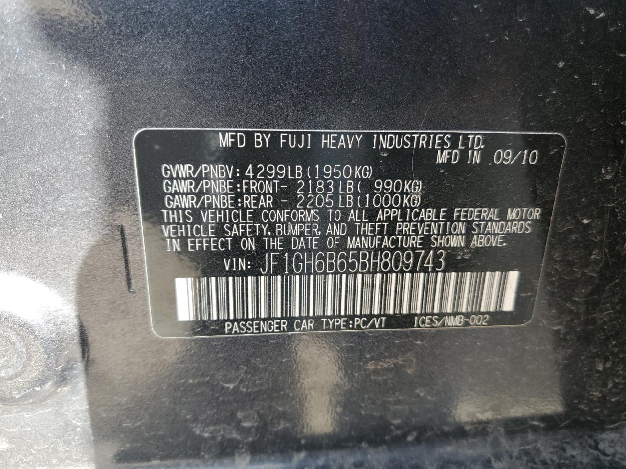 2011 Subaru Impreza - Image 12