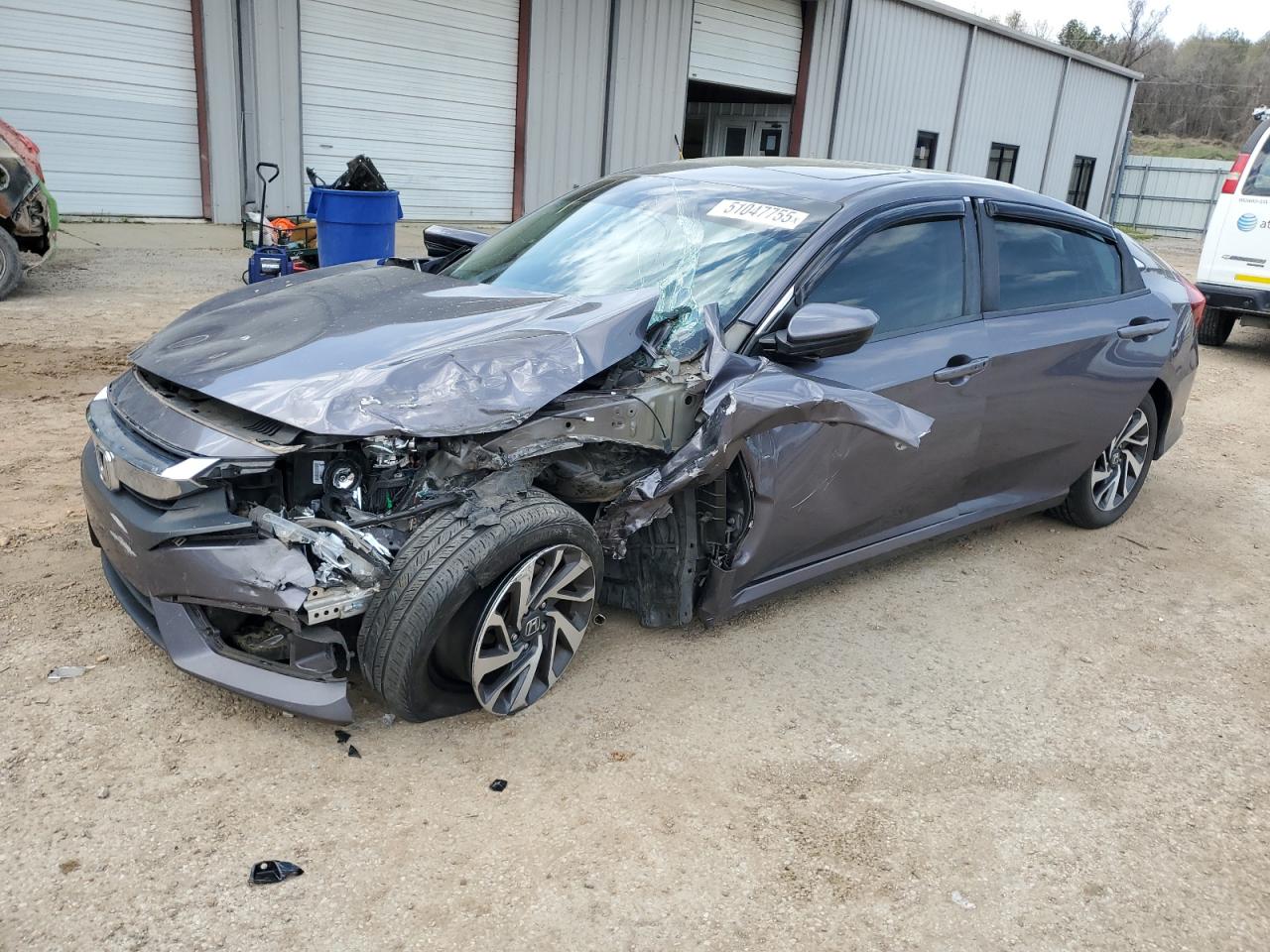 2016 Honda Civic Ex for Sale in Grenada, MS - Front End
