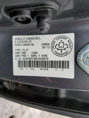 2015 HONDA CIVIC LX
